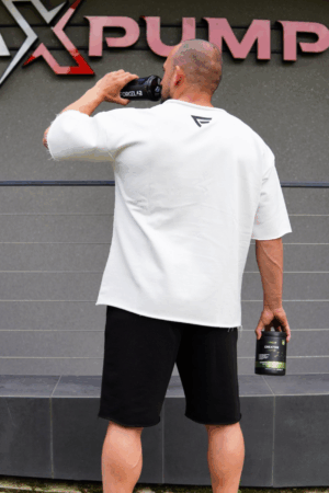forcelab oversized white shirt-2